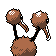 Doduo - Crystal (Back View)