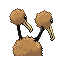 Doduo - Emerald (Back View)