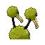 Doduo - FireRed LeafGreen (Back View (Shiny))
