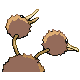 Doduo - Platinum (Back View)