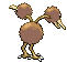 Doduo - Black 2 White 2 Black White Animated (Back View)