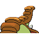 Donphan - HeartGold SoulSilver (Back View (Shiny))