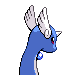 Dragonair - Diamond Pearl (Back View)