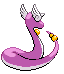 Dragonair - Black 2 White 2 Black White Animated (Back View (Shiny))