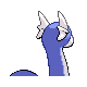 Dratini - Diamond Pearl (Back View)