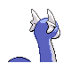 Dratini - HeartGold SoulSilver (Back View)