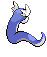 Dratini - Black 2 White 2 Black White Animated (Back View)