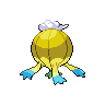 Drifblim - Black White (Back View (Shiny))