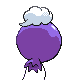 Drifloon - HeartGold SoulSilver (Back View)