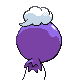 Drifloon - Platinum (Back View)