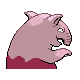 Drowzee - HeartGold SoulSilver (Back View (Shiny))