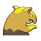 Drowzee - HeartGold SoulSilver (Back View)