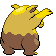 Drowzee - Black 2 White 2 Black White Animated (Back View)