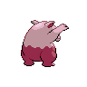 Drowzee - Black White (Back View (Shiny))