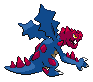 Druddigon - Black 2 White 2 Black White Animated (Back View)