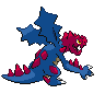 Druddigon - Black White (Back View)