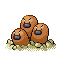 Dugtrio - FireRed LeafGreen (Shiny)