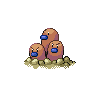 Dugtrio - Black White (Shiny)