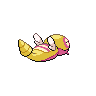 Dunsparce - Black White (Back View (Shiny))