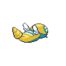 Dunsparce - Black White (Back View)