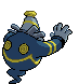Dusknoir - Black 2 White 2 Black White Animated (Back View (Shiny))