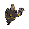 Dusknoir - Black White (Back View)
