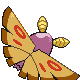 Dustox - HeartGold SoulSilver (Back View (Shiny))