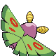 Dustox - HeartGold SoulSilver (Back View)