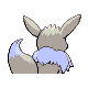 Eevee - HeartGold SoulSilver (Back View (Shiny))