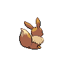 Eevee - Black White (Back View)