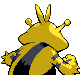 Electabuzz - HeartGold SoulSilver (Back View)