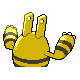 Elekid - HeartGold SoulSilver (Back View (Shiny))