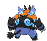 Emboar - Black 2 White 2 Animated (Back View (Shiny))