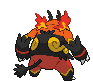 Emboar - Black 2 White 2 Animated (Back View)