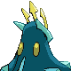 Empoleon - HeartGold SoulSilver (Back View (Shiny))