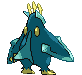 Empoleon - Black 2 White 2 Black White Animated (Back View (Shiny))
