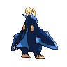 Empoleon - Black White (Back View)
