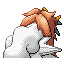 Entei - Ruby Sapphire (Back View (Shiny))