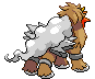 Entei - Black 2 White 2 Black White Animated (Back View)