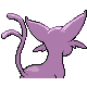Espeon - Diamond Pearl (Back View)