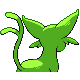 Espeon - HeartGold SoulSilver (Back View (Shiny))