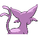 Espeon - HeartGold SoulSilver (Back View)