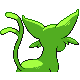 Espeon - Platinum (Back View (Shiny))