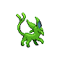 Espeon - Black White (Back View (Shiny))