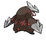 Excadrill - Black 2 White 2 Black White Animated (Back View)