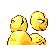 Exeggcute - Ruby Sapphire (Back View (Shiny))