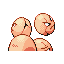 Exeggcute - Ruby Sapphire (Back View)