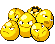 Exeggcute - Black 2 White 2 Black White Animated (Shiny)
