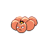 Exeggcute - Black White (Back View)