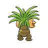 Exeggutor - Black White (Back View)